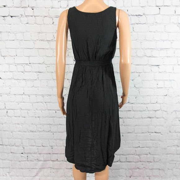 Zenana black casual high low dress - Picture 6 of 7